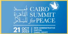 The Cairo Peace Summit started with wide international participation for 2023