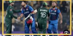 Afghanistan defeats Pakistan in the Cricket World Cup in an exciting match